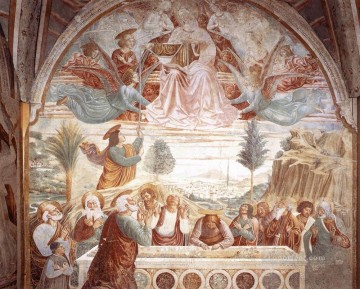 ベノッツォ・ゴッツォーリ Painting - ベノッツォ・ゴッツォーリの聖母被昇天